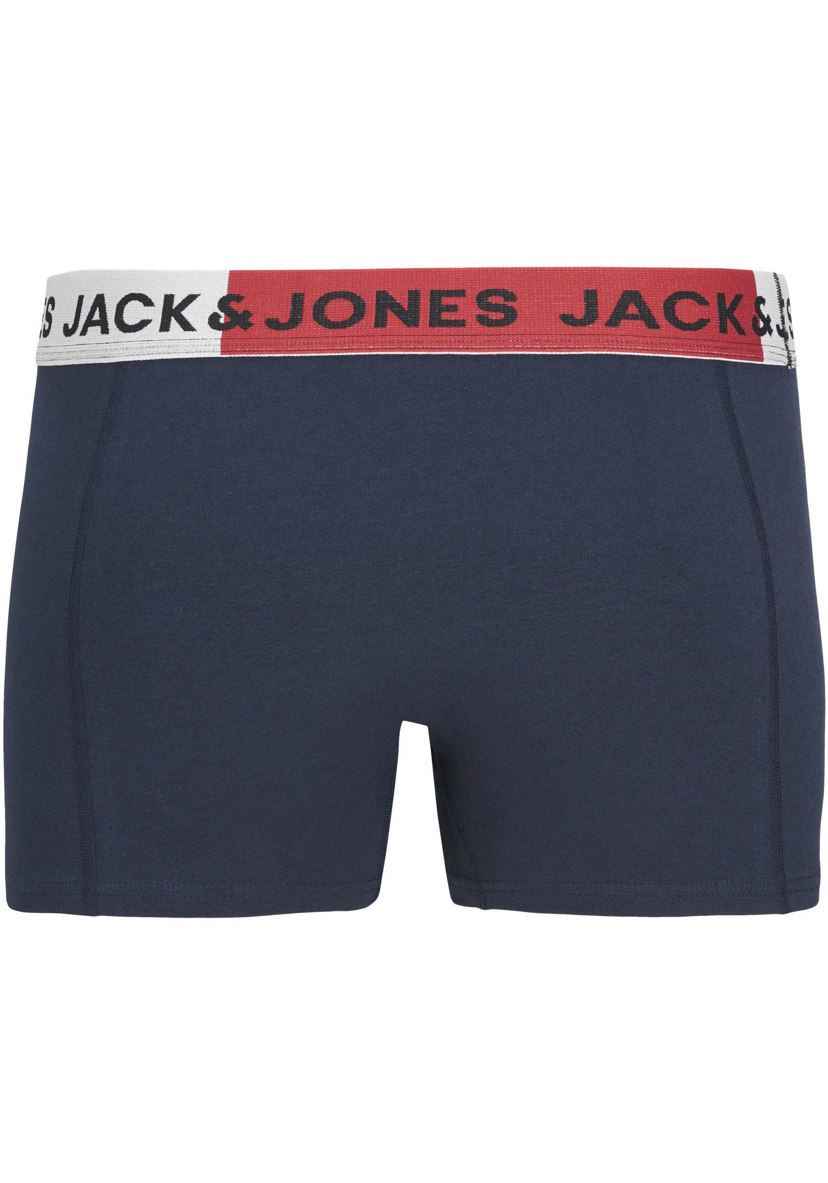 & Boxershorts TRUNKS (3-St) Junior BLOCK Jones Jack P JACCOLOR 3