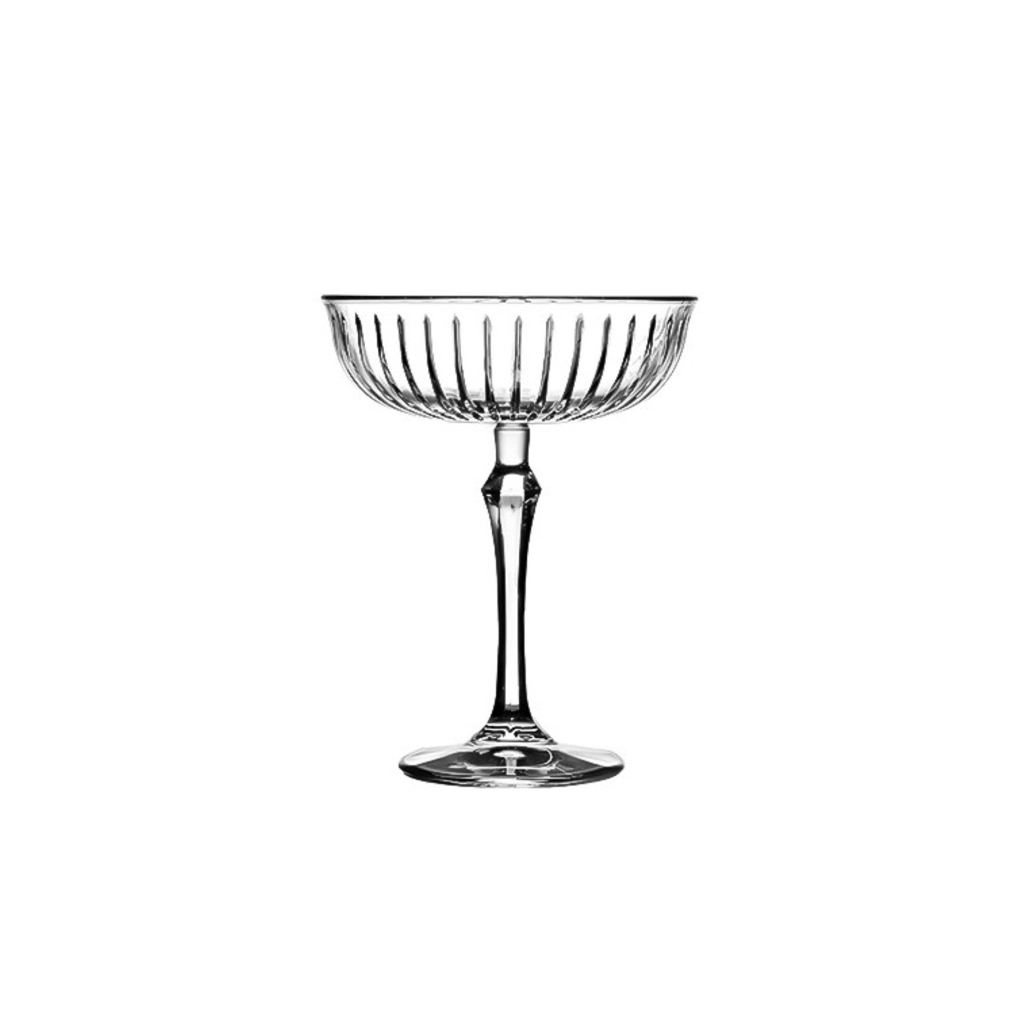 Gläser-Set Gläser-Set 4 Teilig Transparent 245 ml Stielgläser Cocktailgläser