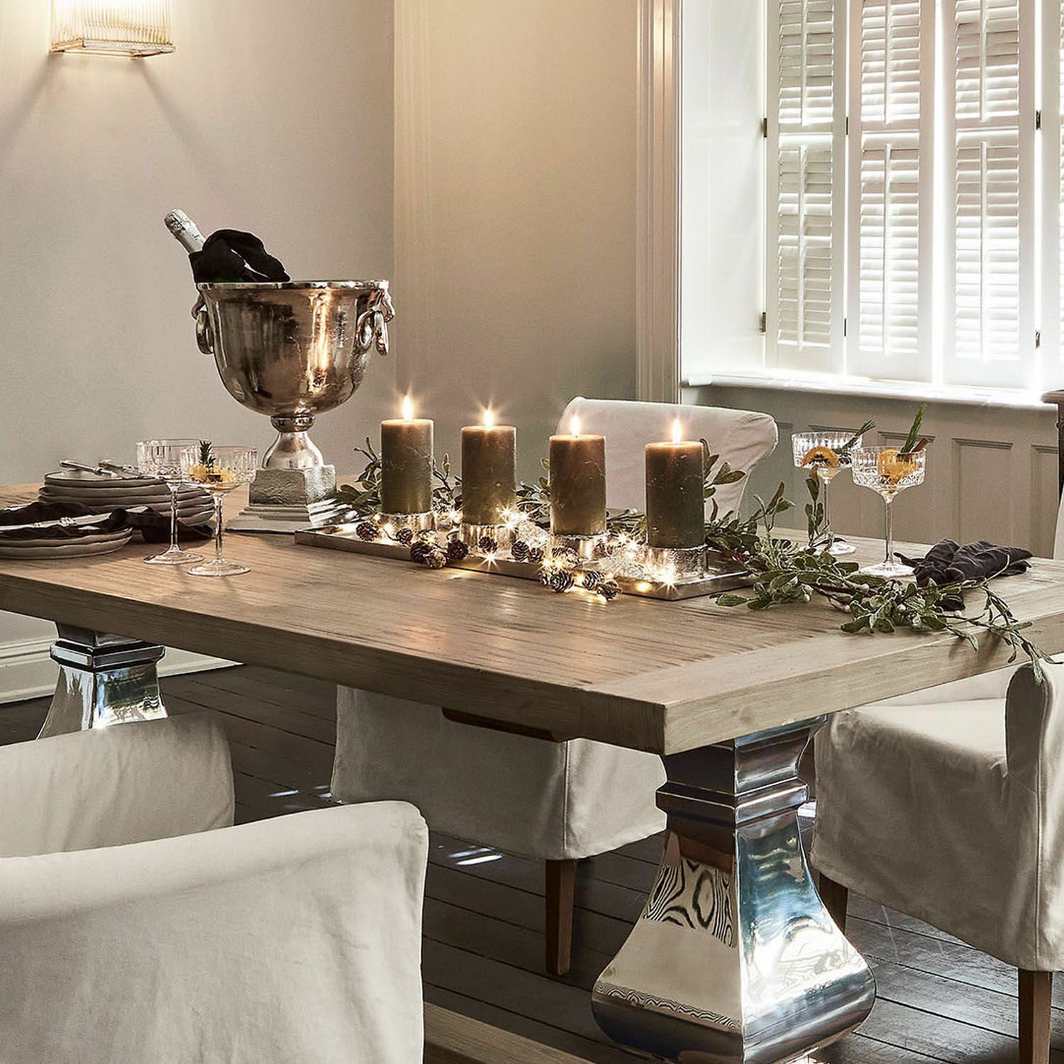 Mirabeau Kerzenständer Kerzenhalter Mareuil silber