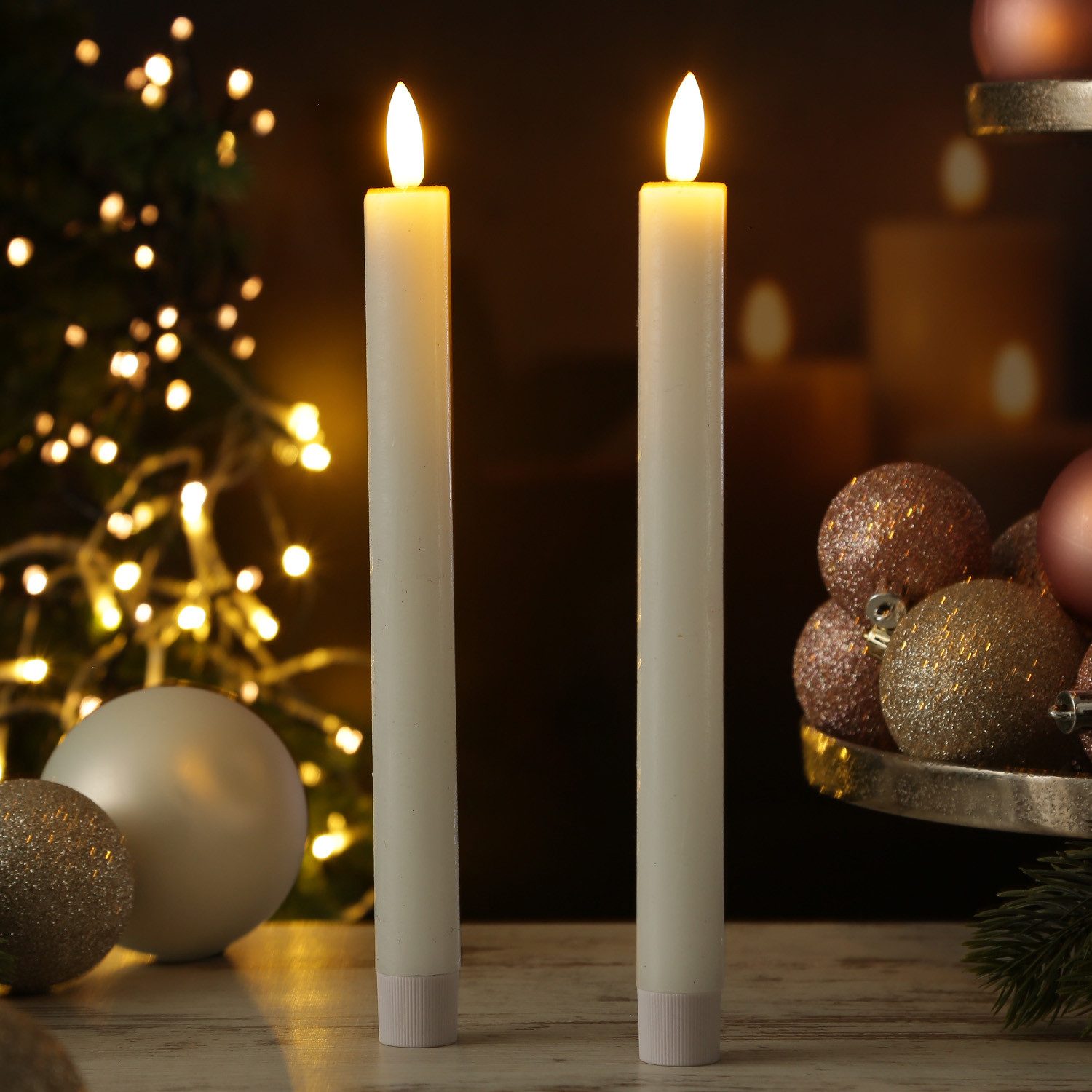 MARELIDA LED-Kerze LED Stabkerzen Tafelkerzen Dinner günstig online kaufen