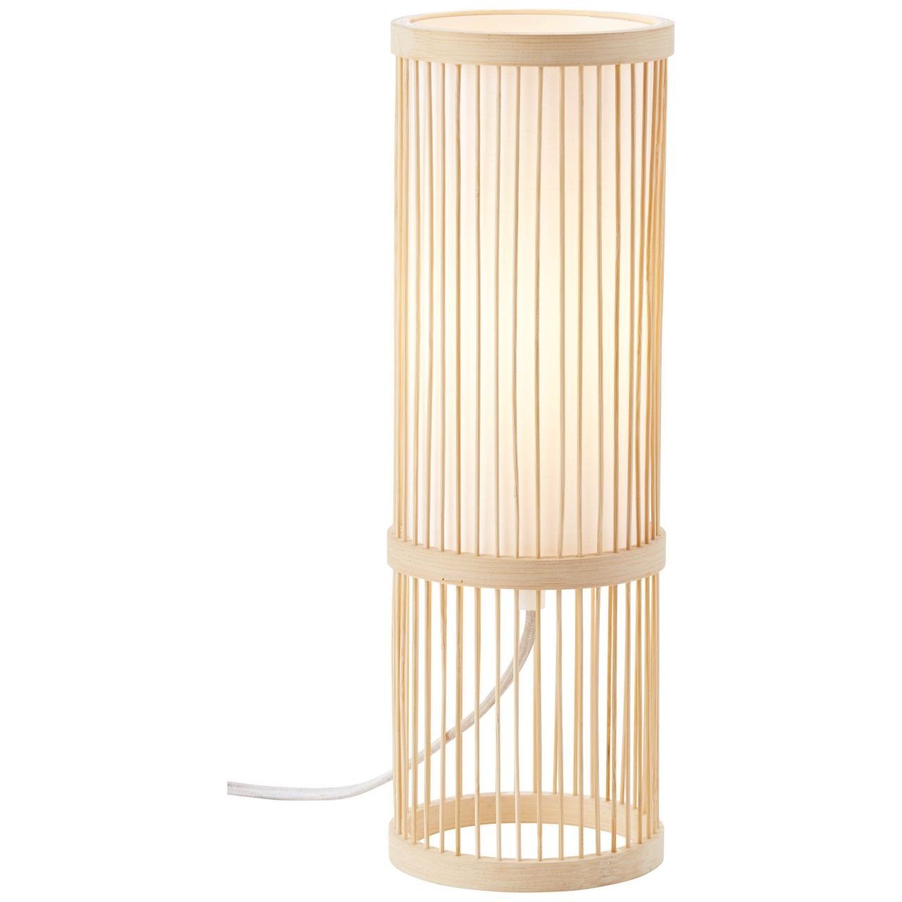 Brilliant Normallamp Nori, 40W, E27, Nori Lampe g.f. Tischleuchte 1x A60, Tischleuchte natur/weiß