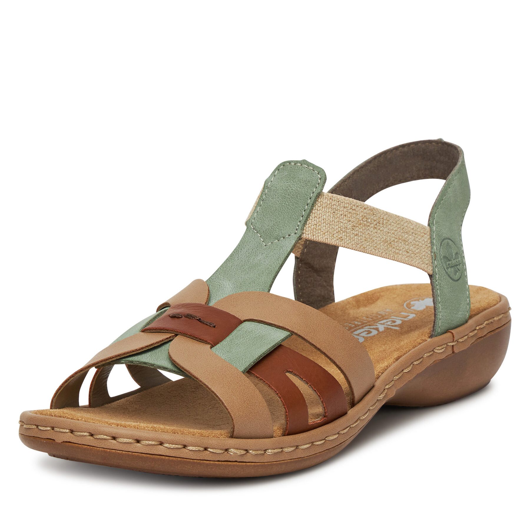 Rieker Rieker Damen-Sandalen Grün 65918-52 Sandale