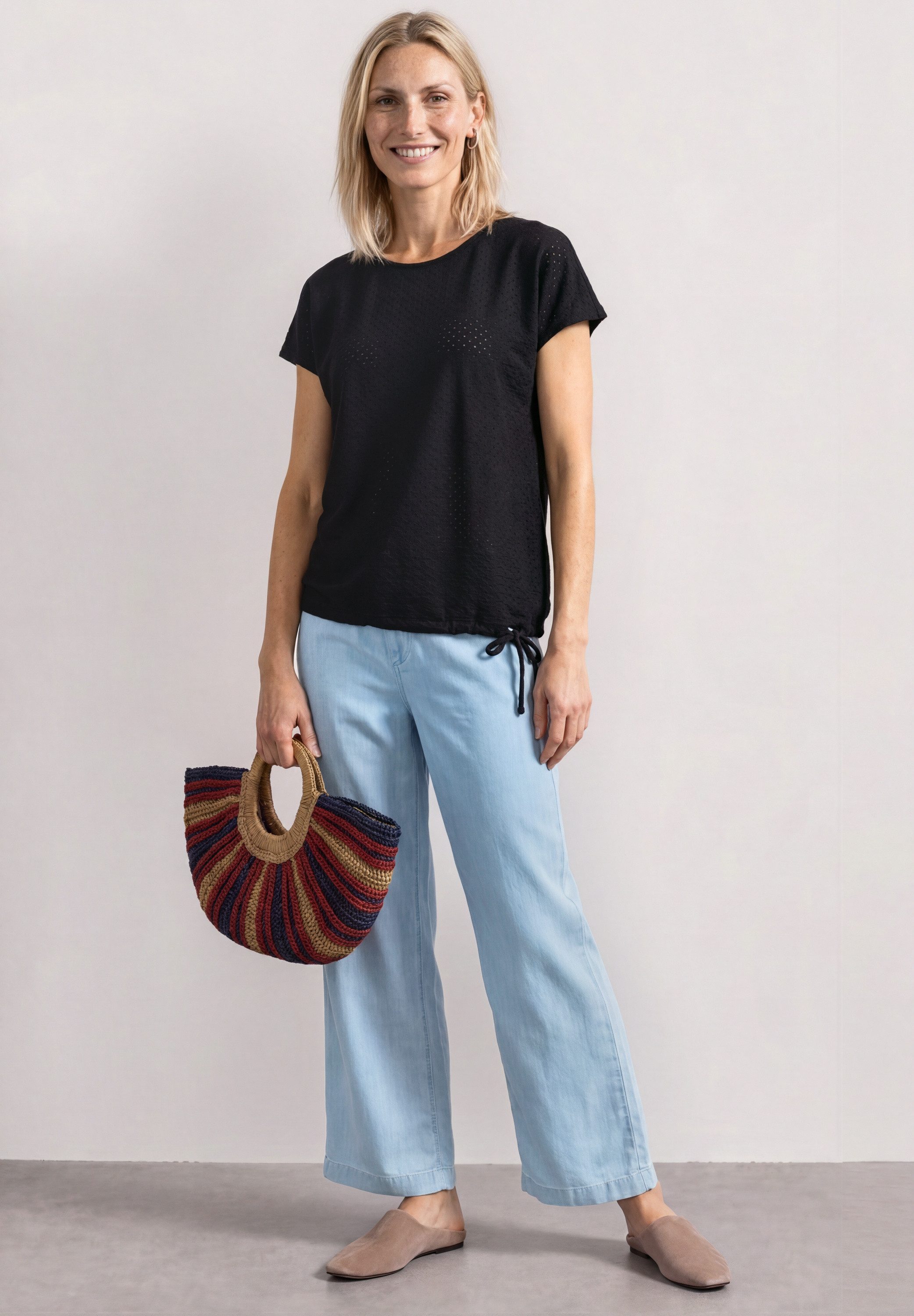 STREET ONE T-Shirt mit Rundhalsausschnitt – Bild 3 von 5