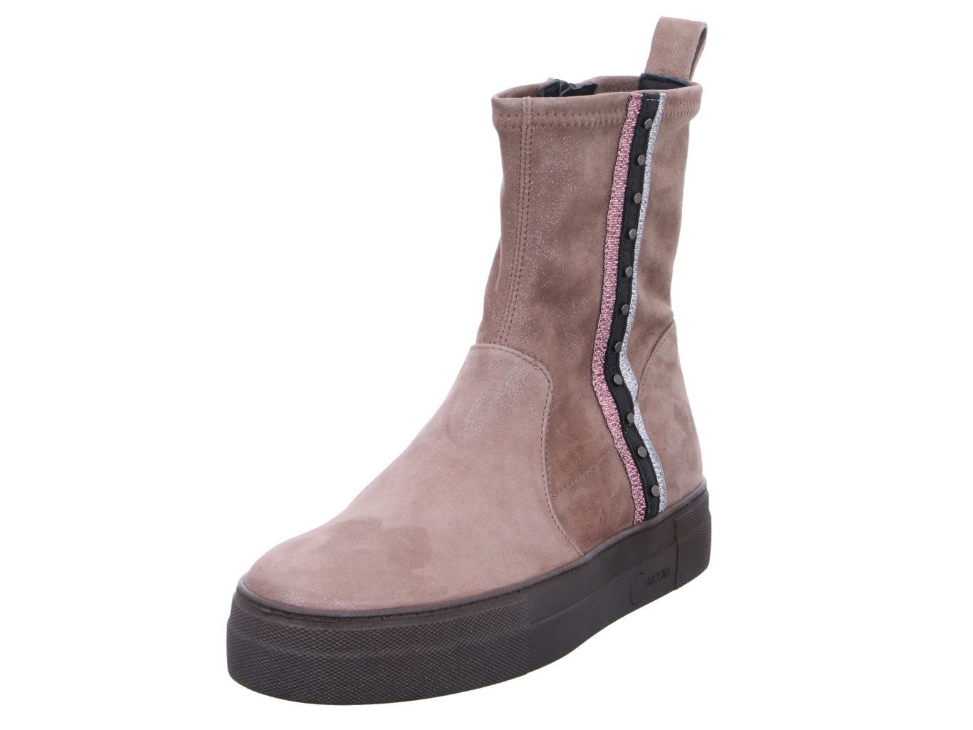 Donna Carolina D Boots kalt beige kombi Schnürschuh