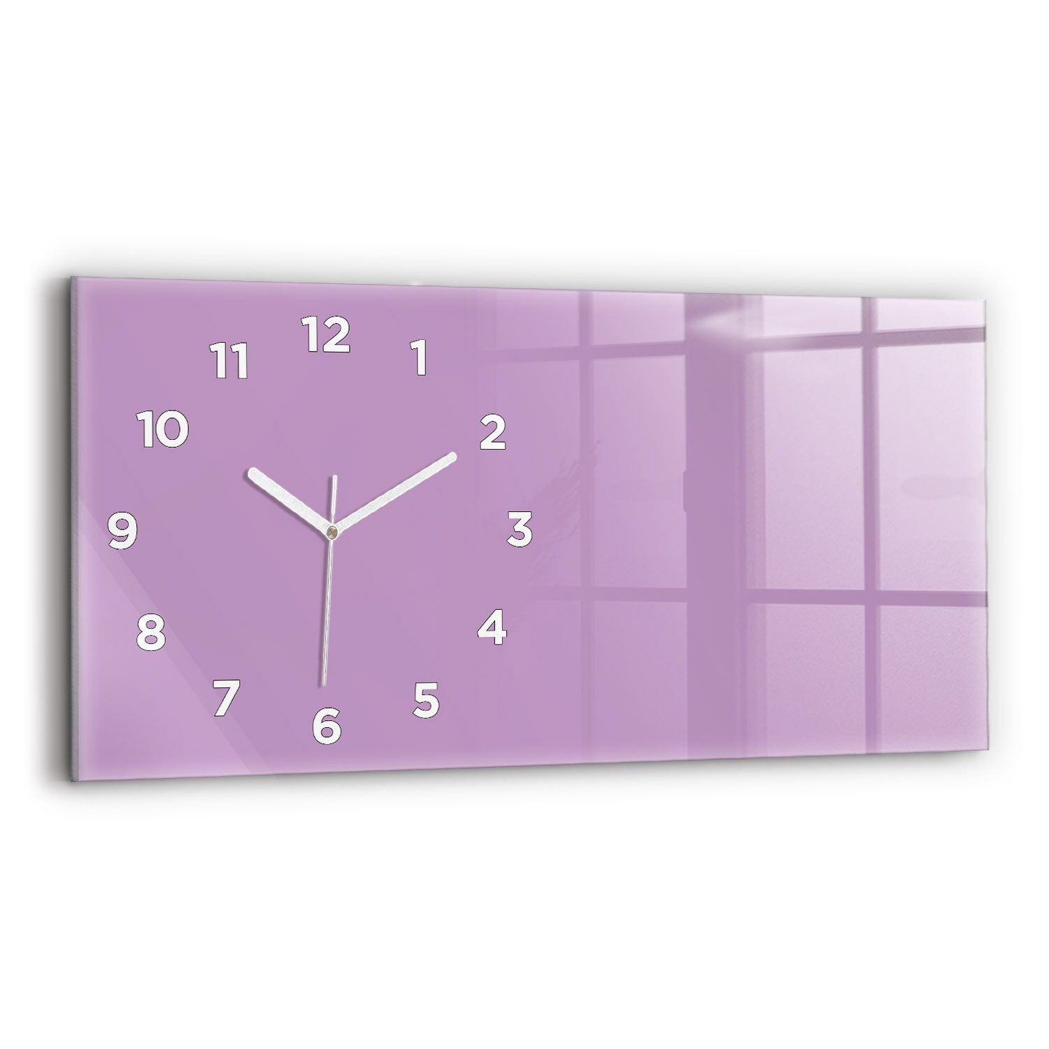 Tulup Wanduhr Glasuhr Rechteckige Wanduhr 60x30 günstig online kaufen