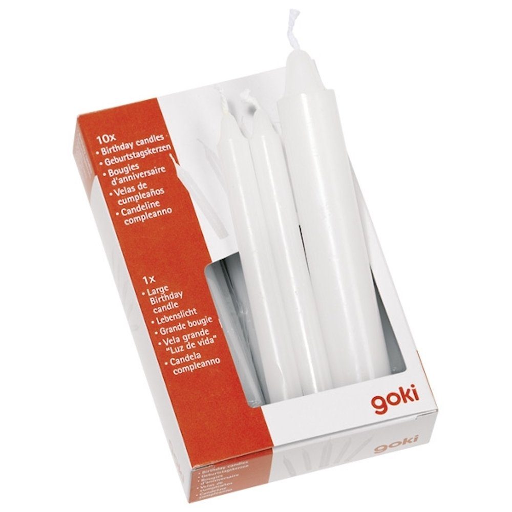 goki Geburtstagskerze Goki Geburtstagskerzen-Set mit 1 Lebenslicht und 10 K günstig online kaufen