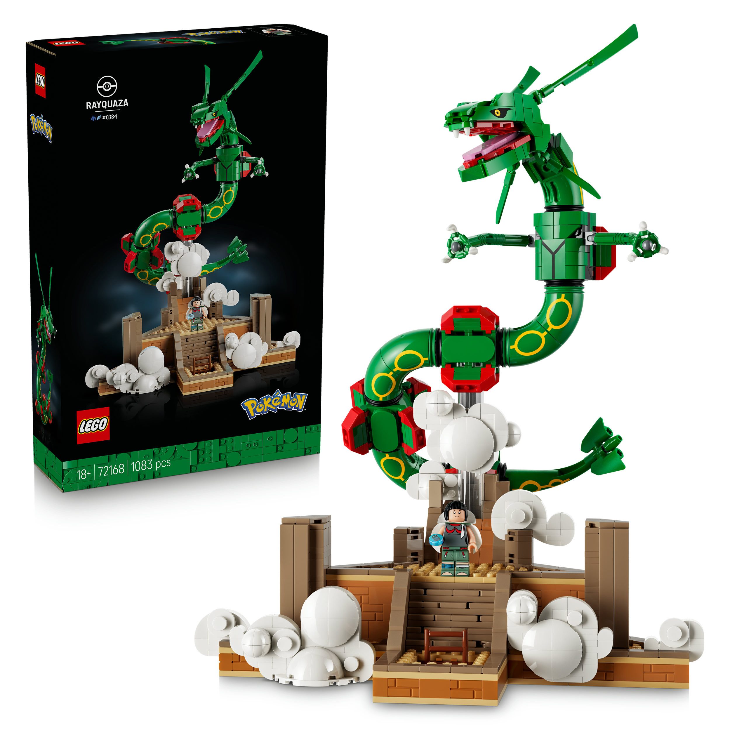 LEGO® Rayquaza (72168), LEGO Pokémon Konstruktionsspielsteine, (1083 St), Made in Europe