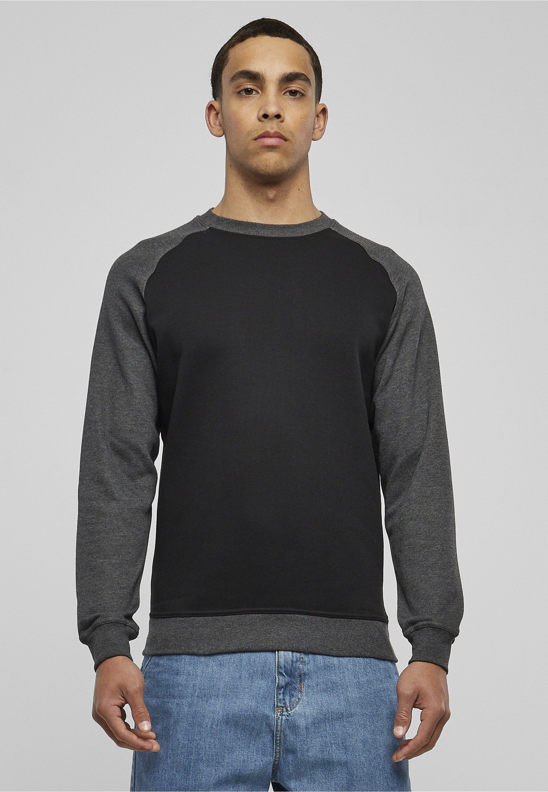 URBAN CLASSICS Sweatshirt Urban Classics Herren 2-tone Raglan Crewneck (1-tlg) – Bild 5 von 5