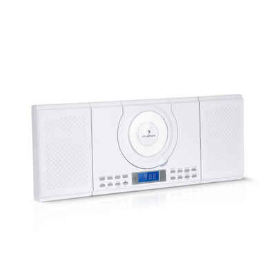 Auna »Wallie Microsystem CD-Player Bluetooth USB-Port Fernbedienung weiß« Stereoanlage (UKW-Tuner)