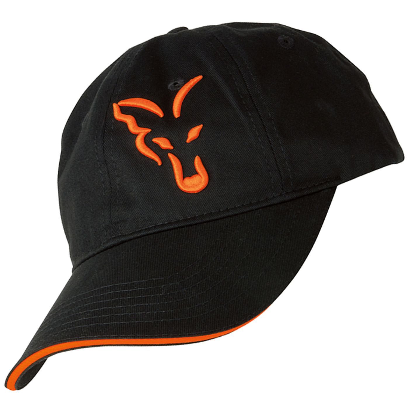 FOX International Baseball Cap Fox Black / Orange Baseball Cap - Anglercap günstig online kaufen