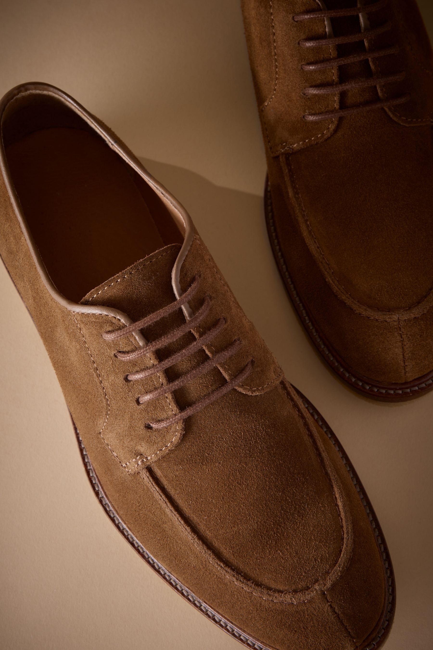 Next Signature Schuhe aus Veloursleder mit Schürze Schnürschuh (1-tlg) günstig online kaufen