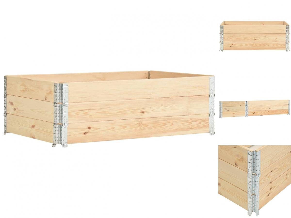 vidaXL Hochbeet Hochbeete 3 Stk 50150 cm Kiefer Massivholz