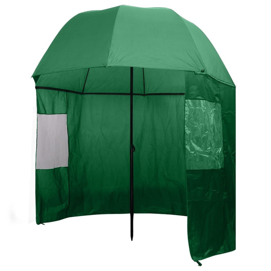 vidaXL Angelschirm Angelschirm Grün 300x240 cm günstig online kaufen