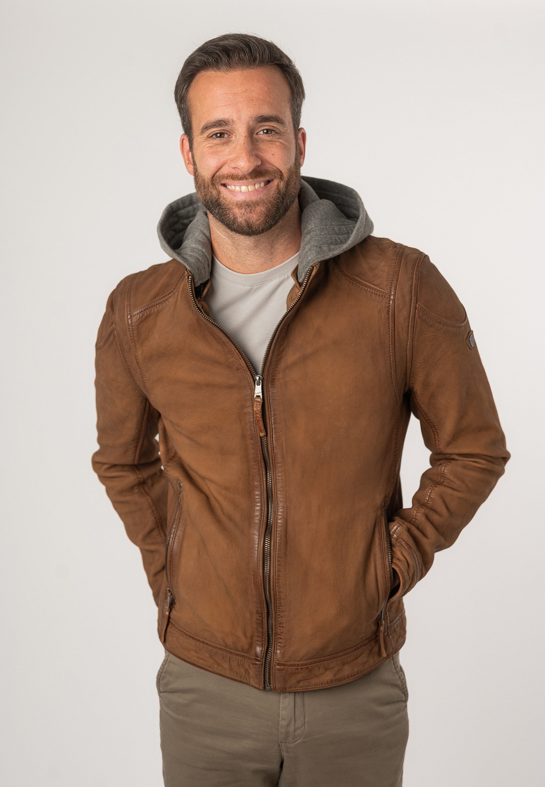 Mauritius Lederjacke MMBero Pflanzlich gegerbt mit günstig online kaufen
