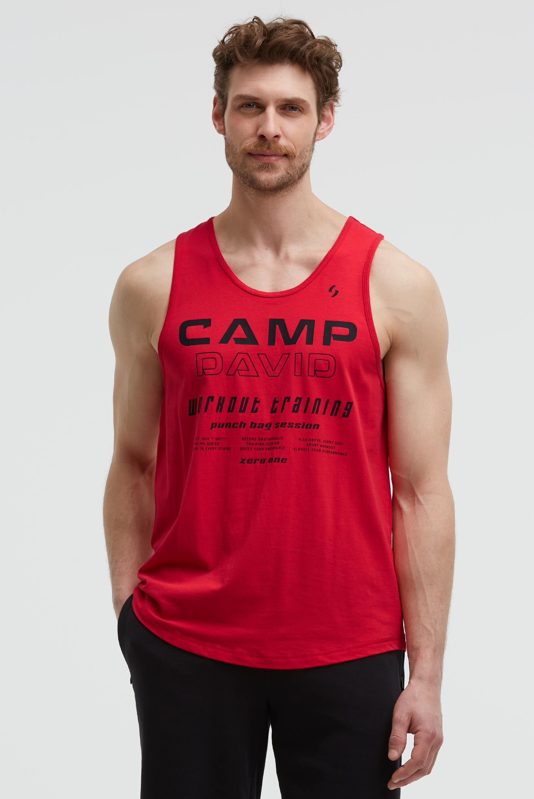 CAMP DAVID Tanktop aus Baumwolle