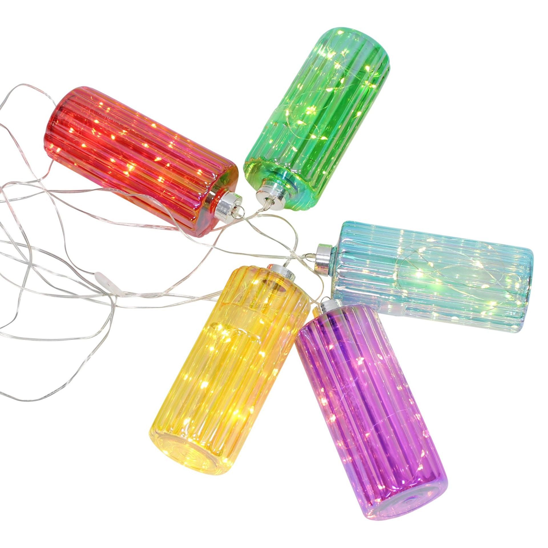 Home-trends24.de LED-Lichterkette Garten Terrasse Deko LED Lichterkette Beleuchtung Party 5 St