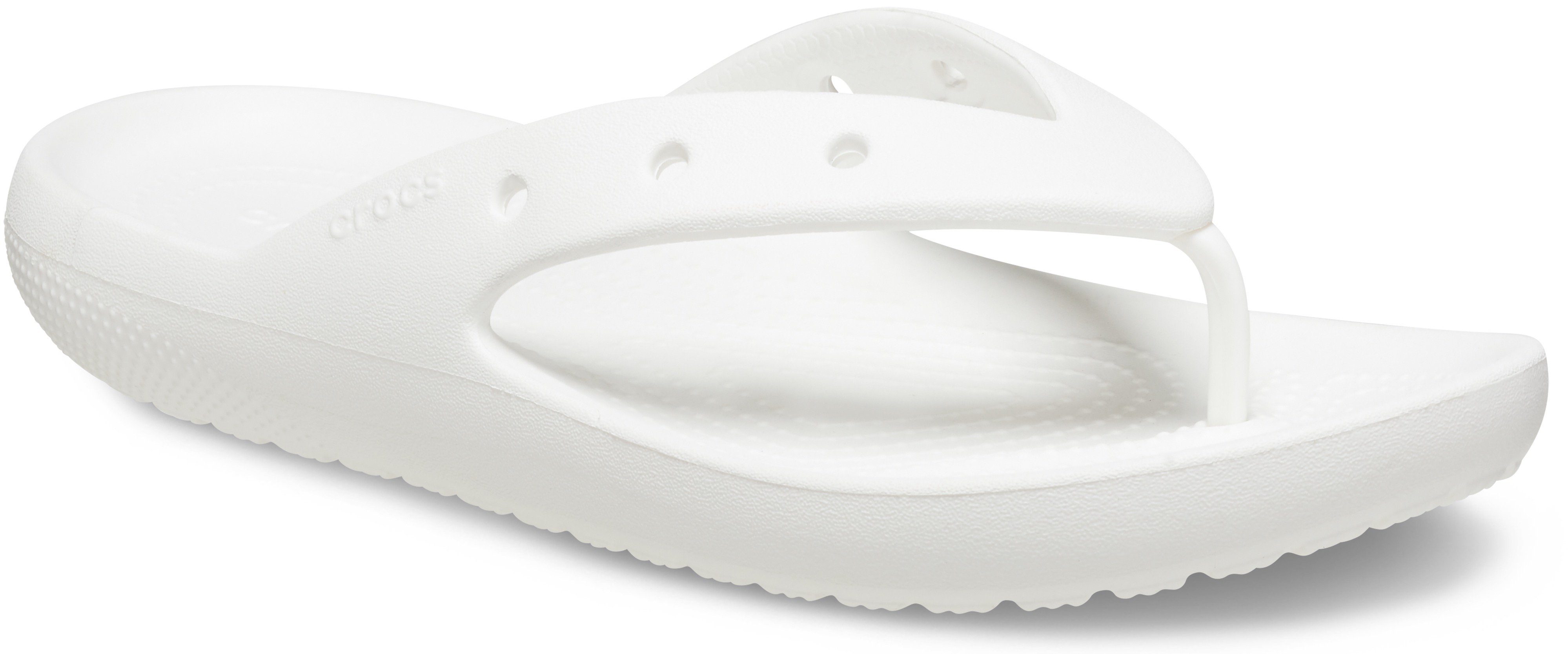 Crocs Classic Flip V2 Badezehentrenner, Sommerschuh, Poolslides, Schlappen, mit Zehensteg