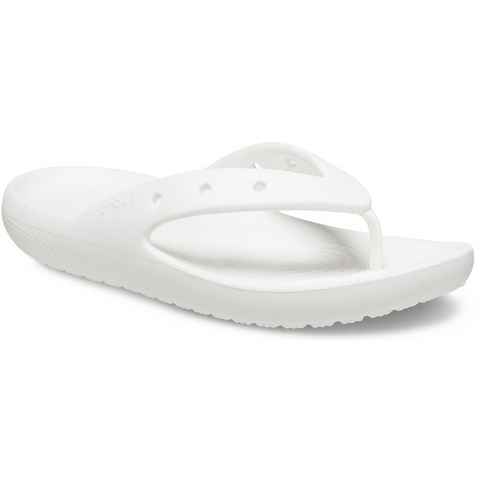 Crocs Classic Flip V2 Badezehentrenner, Sommerschuh, Poolslides, Schlappen, mit Zehensteg