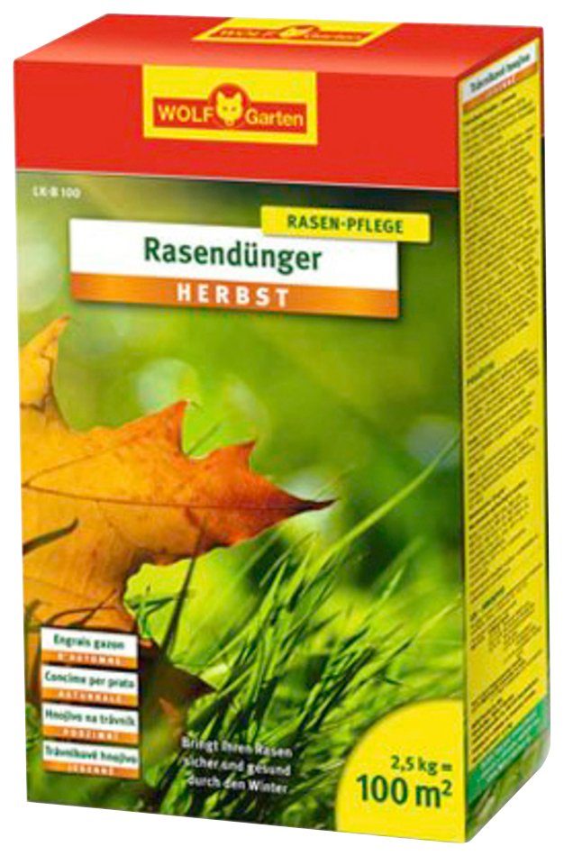 WOLF-Garten Rasendünger »LK-B 100 HERBST«, Granulat, 2,5 ...