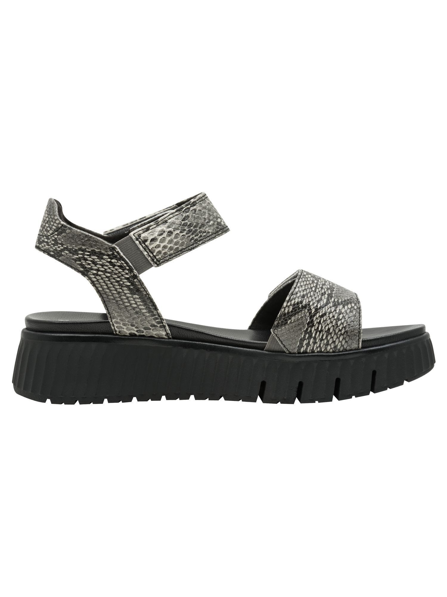 Tamaris WIDE FIT MultiAdjustable, comfortFit aus Leder Sandale comfortFit