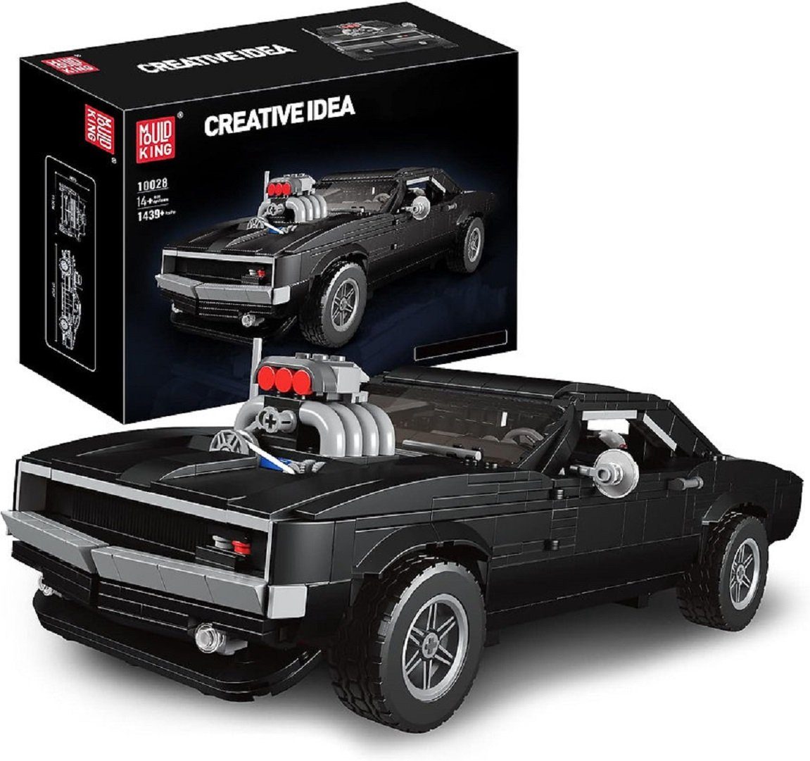 Mould King 10028 Charger Muscle Car 1.439 Teile Konstruktionsspielsteine