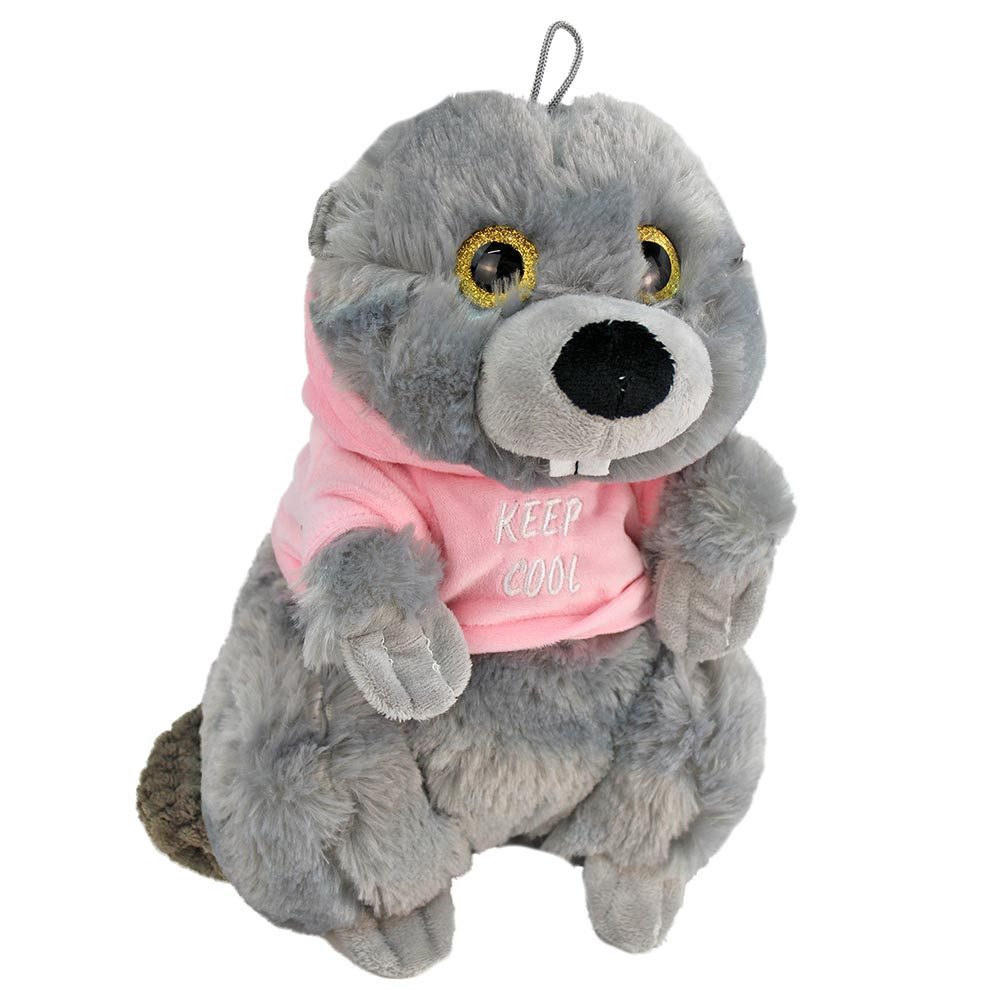 Tierkuscheltier Biber Plüschtier mit Hoodie und günstig online kaufen