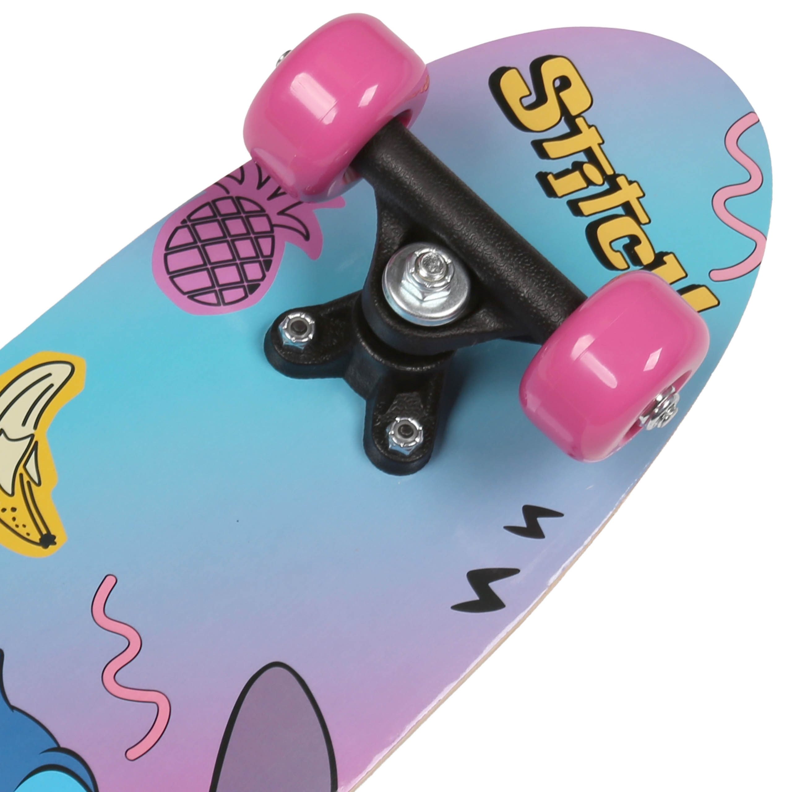 Disney Skateboard DISNEY Stitch Kinder Skateboard aus Holz 61cm, 20-50kg