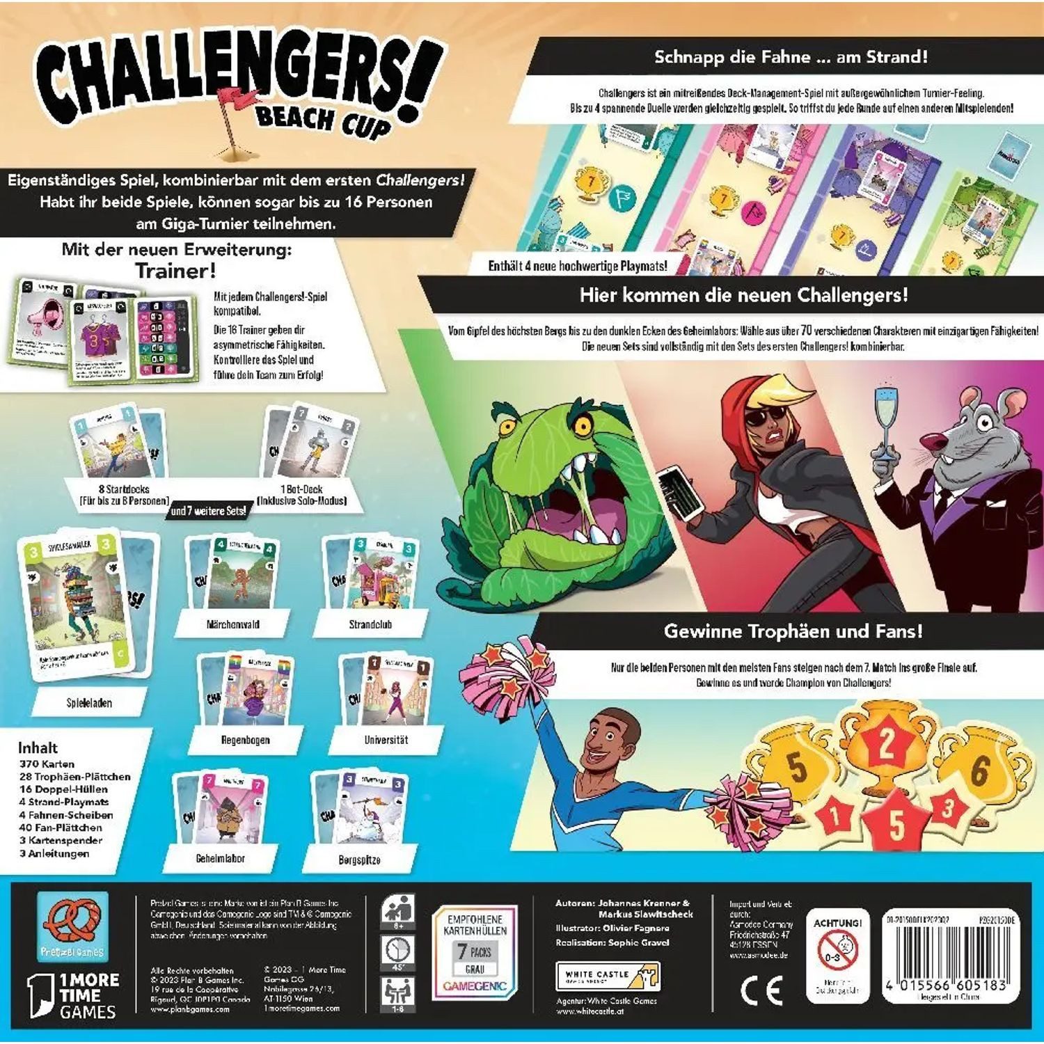 Pretzel Games Spiel Challengers! Beach Cup (Spiel)