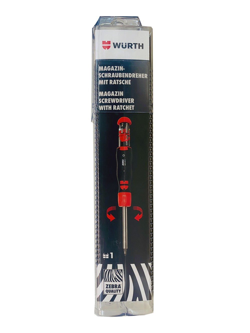 Würth Ratsche Würth Ratschen-Magazin-Schraubendreher KFZ/Metall 13teilig (13 St)