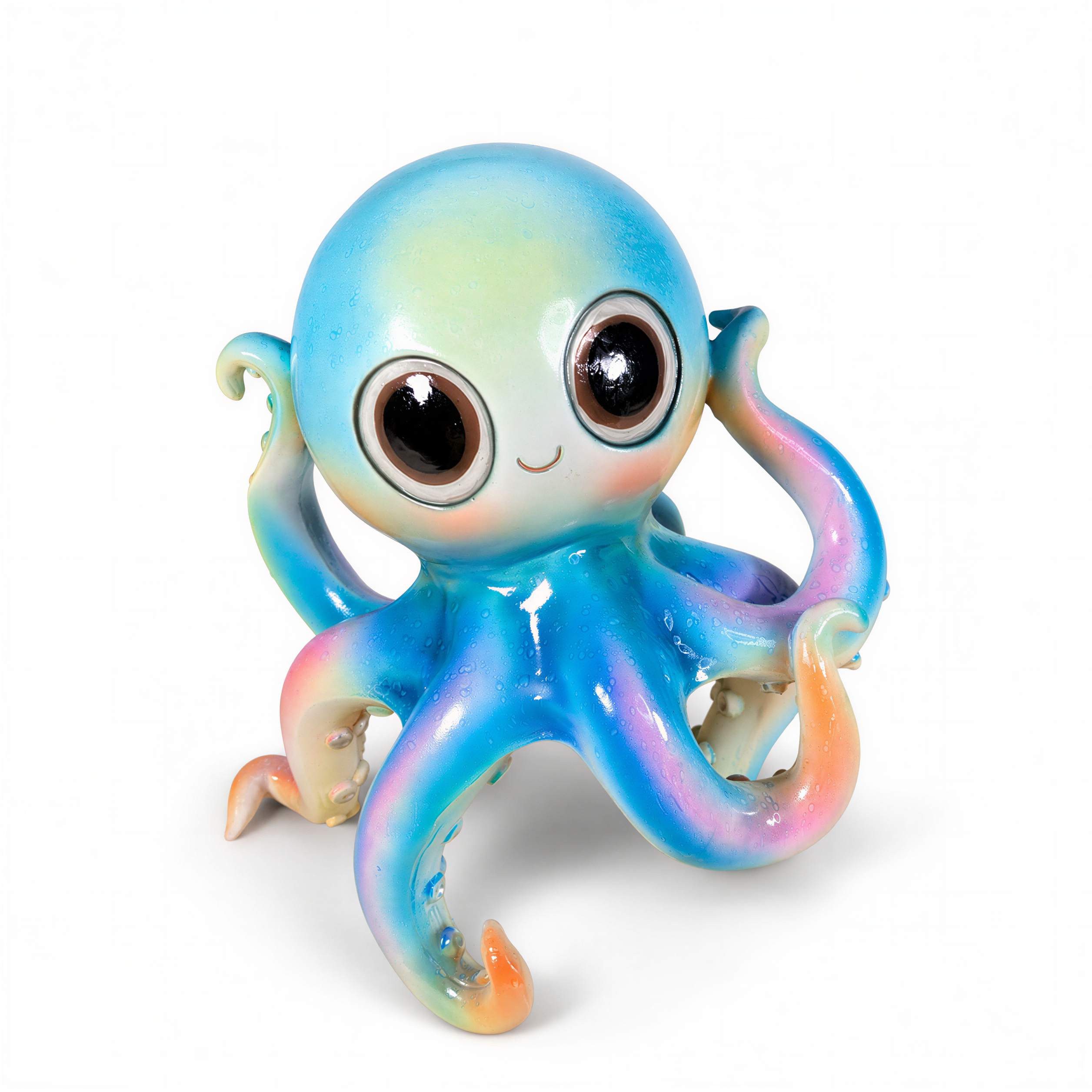 colourliving Tierfigur GlossiBande Deko-Oktopus Krake glänzend, 2 Größen & Farben (1 St), »Oktopus« aus der colourliving GlossiBande