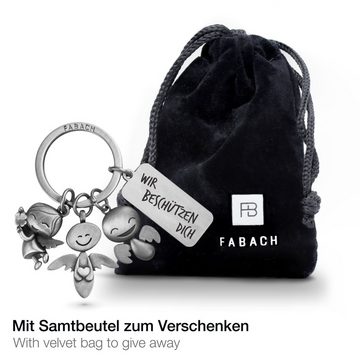 FABACH Schlüsselanhänger Schlüsselanhänger 3 Engel "Fahr vorsichtig - Wir beschützen Dich"