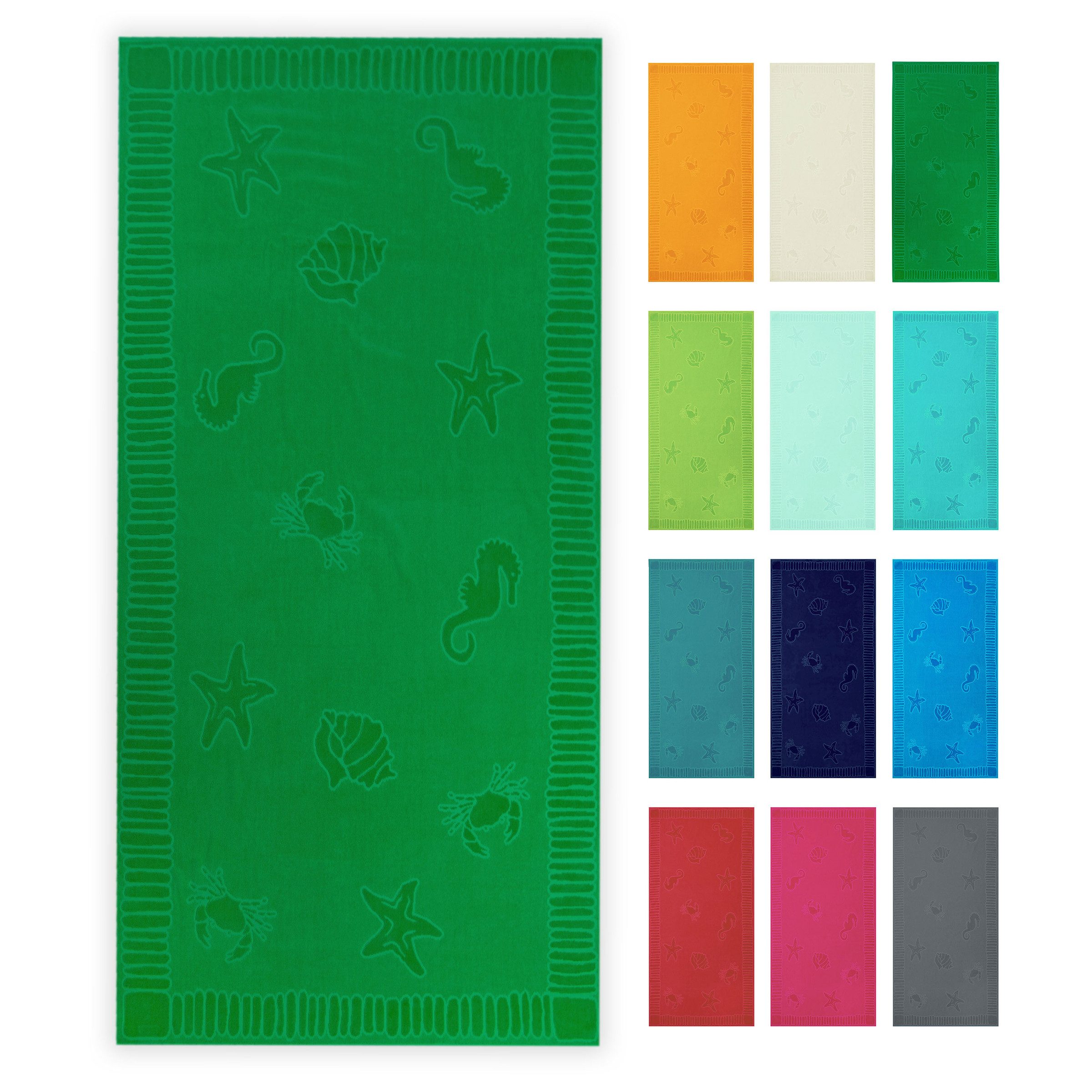 ZOLLNER Strandtuch, Frottier (1-St), 100 x günstig online kaufen