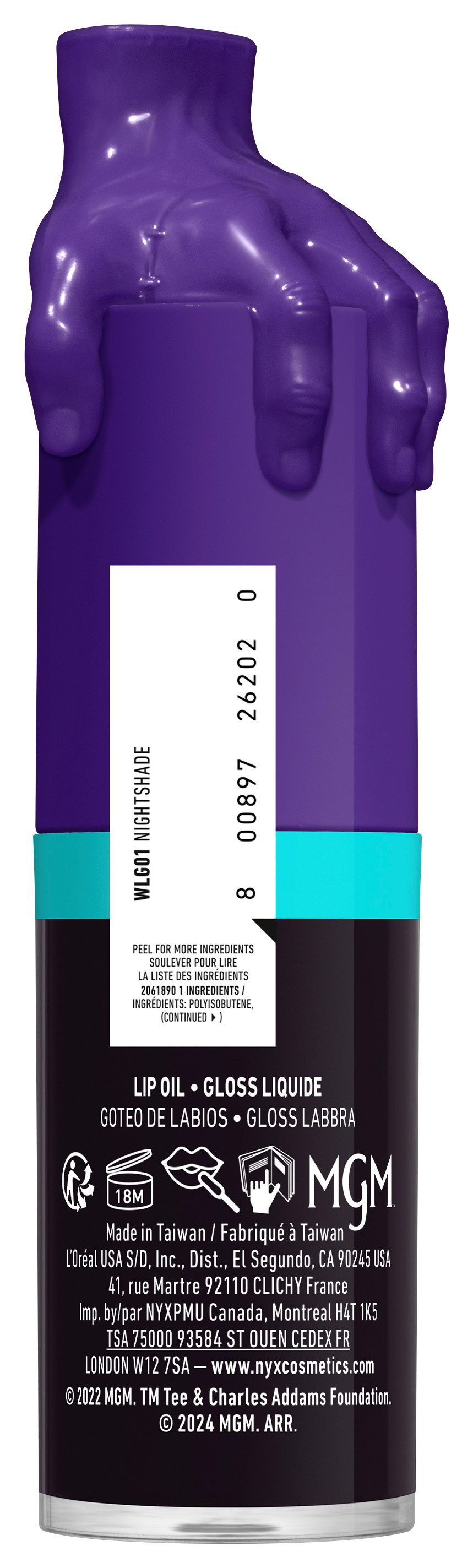 NYX Lipgloss NYX Professional Makeup Wednesday Mystery Lip Oil