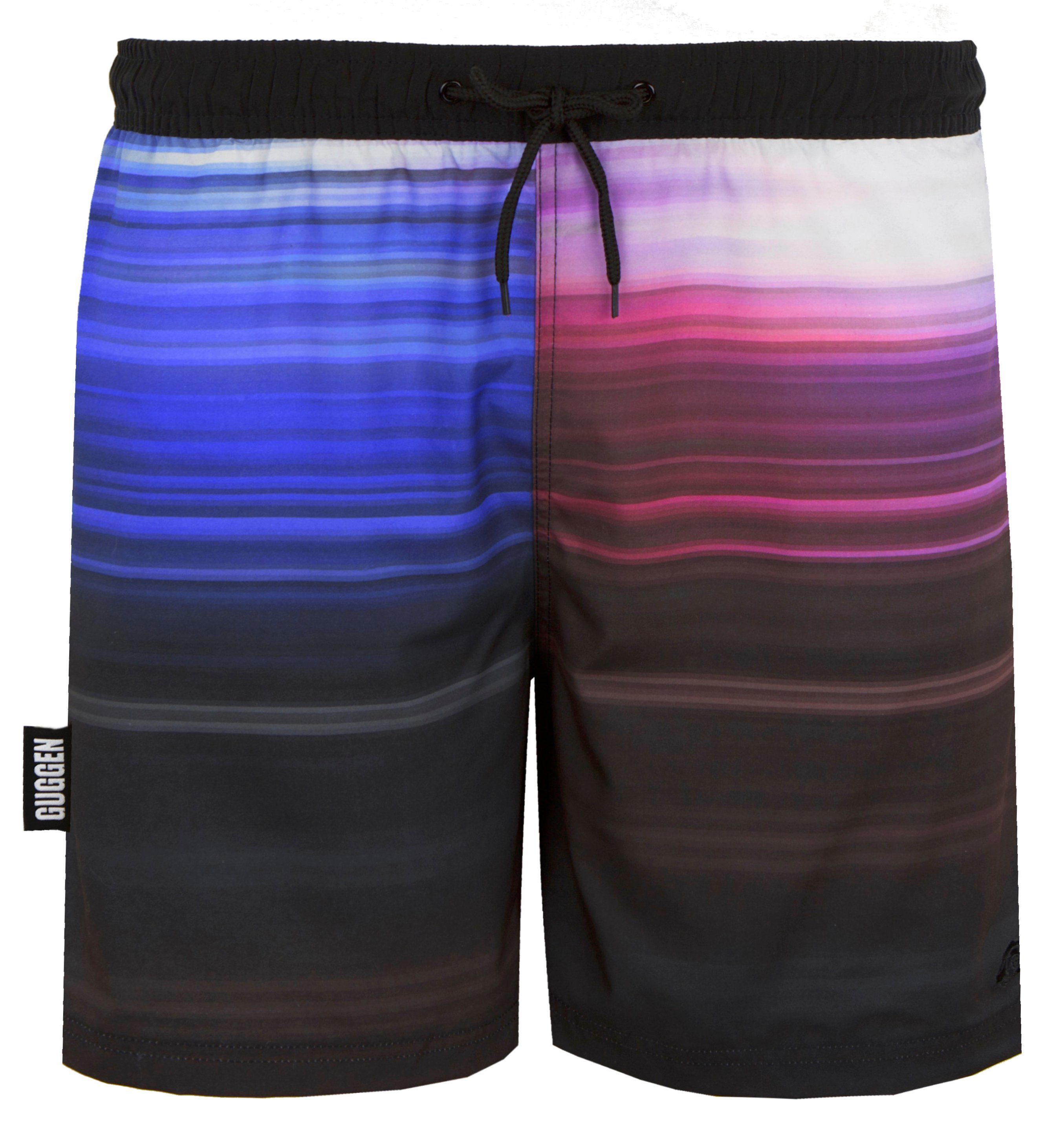 GUGGEN Mountain Badehose Badeshorts Herren Badehose mit Kordelzug Beachshor günstig online kaufen
