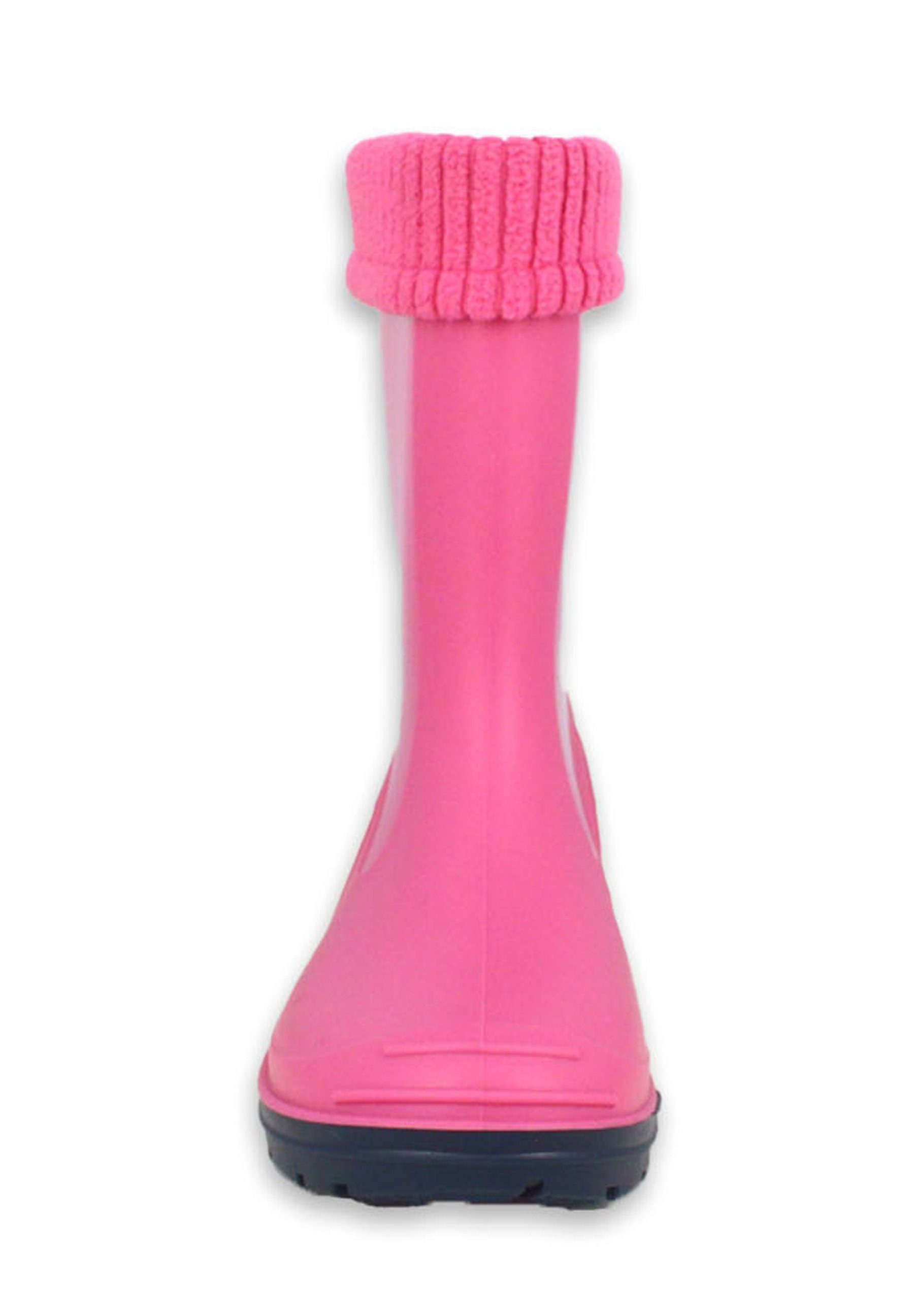 Beck Regenstiefel Basic mit herausnehmbarem Warmfutter Gummistiefel (für Mädchen und Jungen, für warme Füße bei Nässe und Kälte) im Herbst kaufen - im Frühjahr ohne Warmfutter weiter verwenden!!!