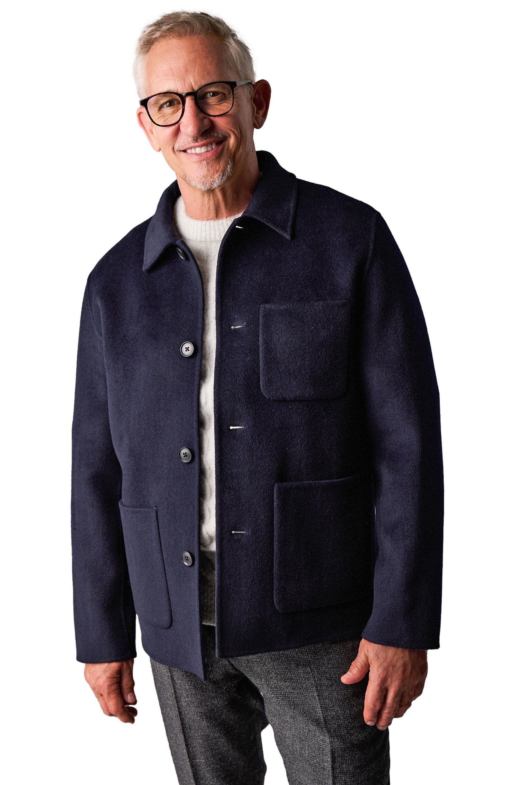 Hemdjacke Weiche, hochwertige Hemdjacke mit hohem Wollanteil