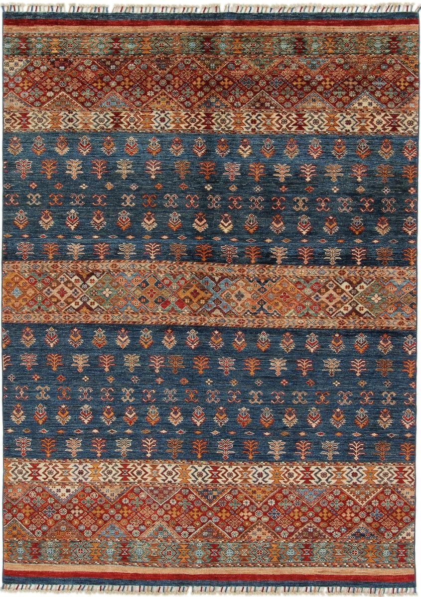 Orientteppich Arijana Shaal 173x240 Handgeknüpfter Orientteppich, Nain Trading, rechteckig, Höhe: 5 mm