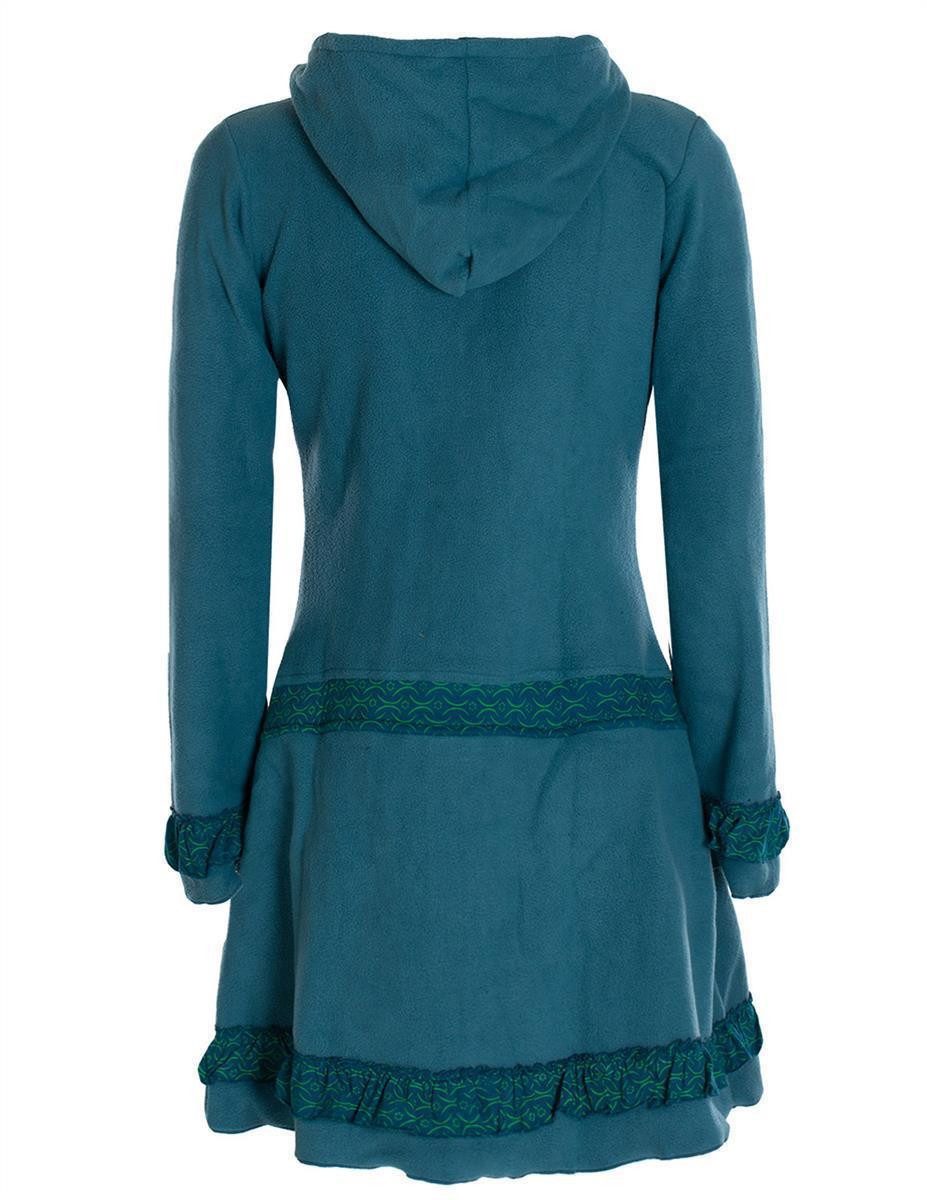 Vishes Kurzmantel Lange Fleecejacke Fleecemantel Übergangsjacke ECO-Fleece günstig online kaufen