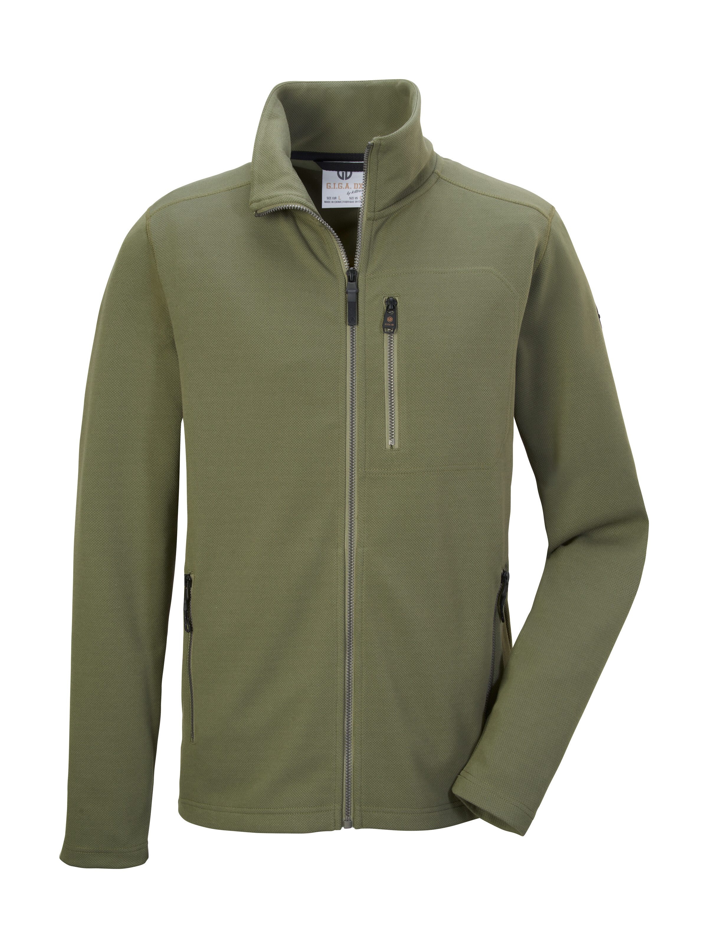 G.I.G.A. DX by killtec Strickjacke GS 78 MN FLX JCKT Elastische Herrenjacke mit Zipper-Taschen