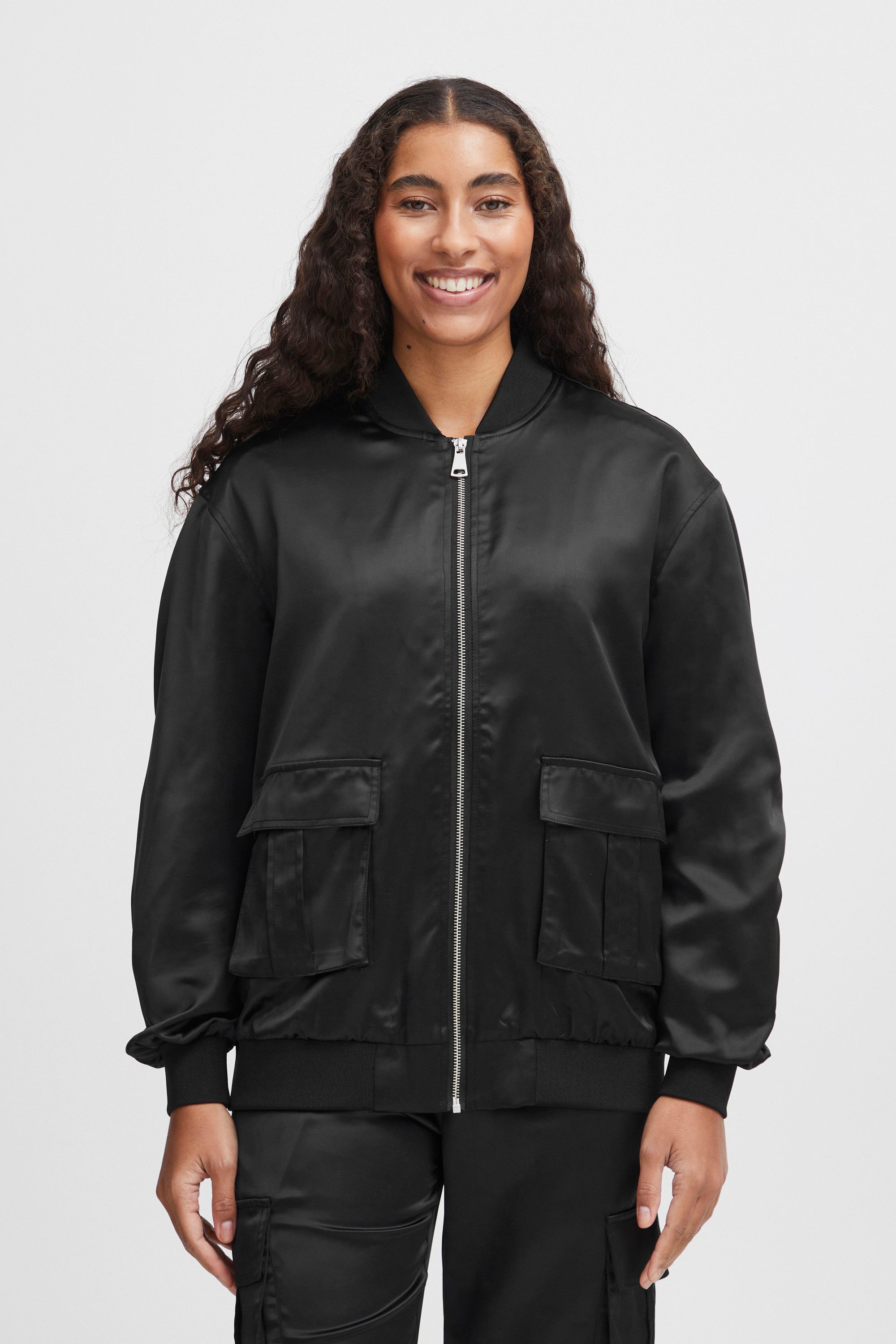 b.young Blusenjacke BYESTO BOMBER JACKET - SATEEN