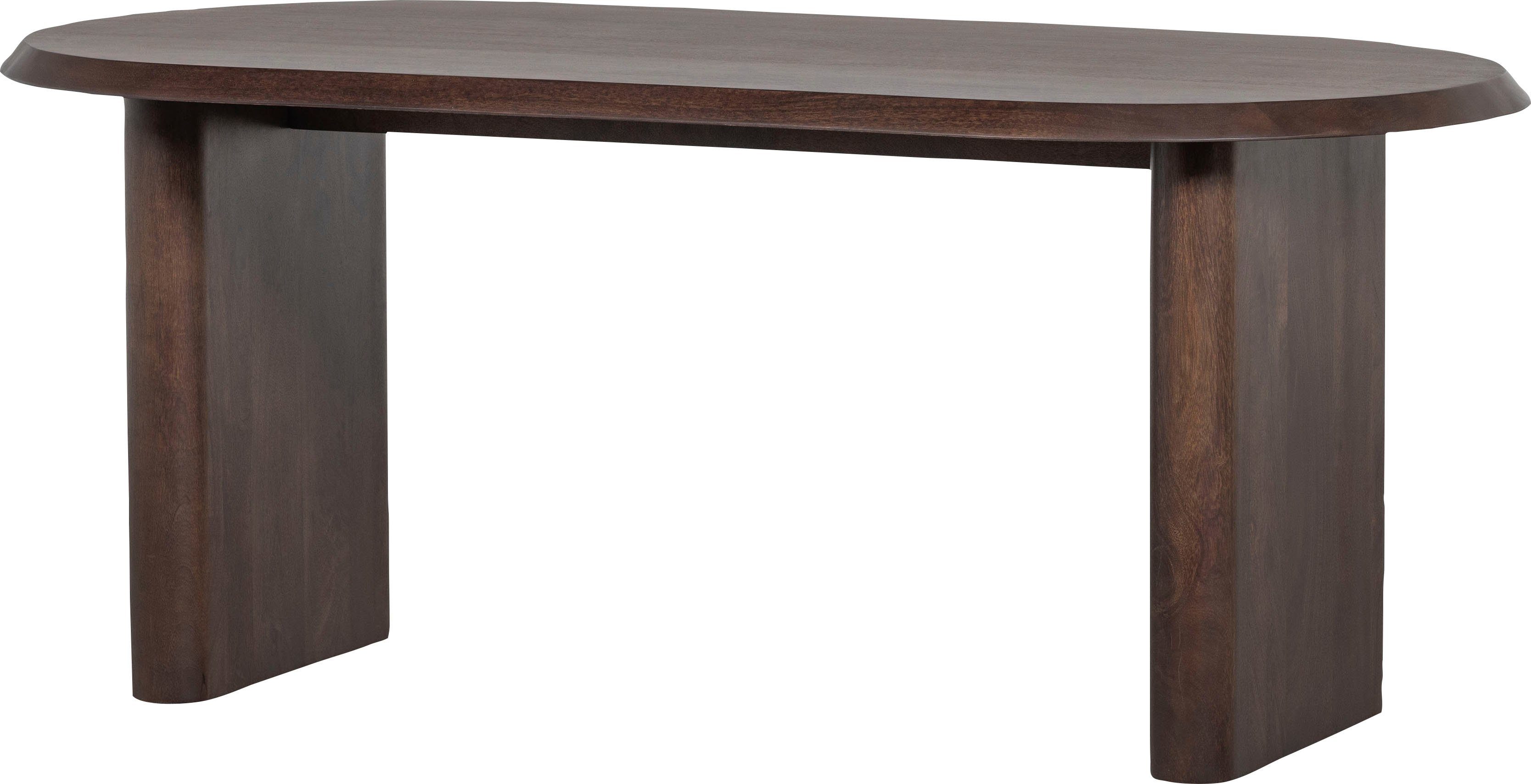 WOOOD Esstisch Ellips, mit abgeflachter Kanten aus Mangoholz, breite 180 cm