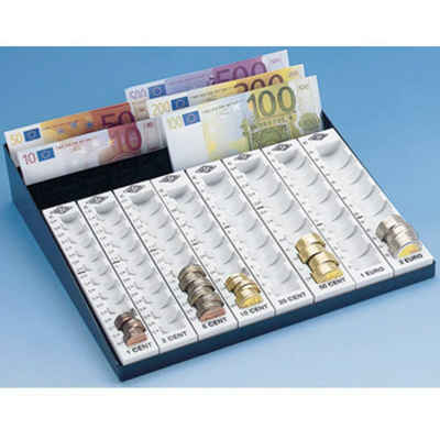 WEDO Banknotenzähler ® Geldzählbrett 27.8 x 6 x 27 cm (B x H x T, für Banknoten (sortiert), für Münzen, Wertzähler / Additionsfunktion