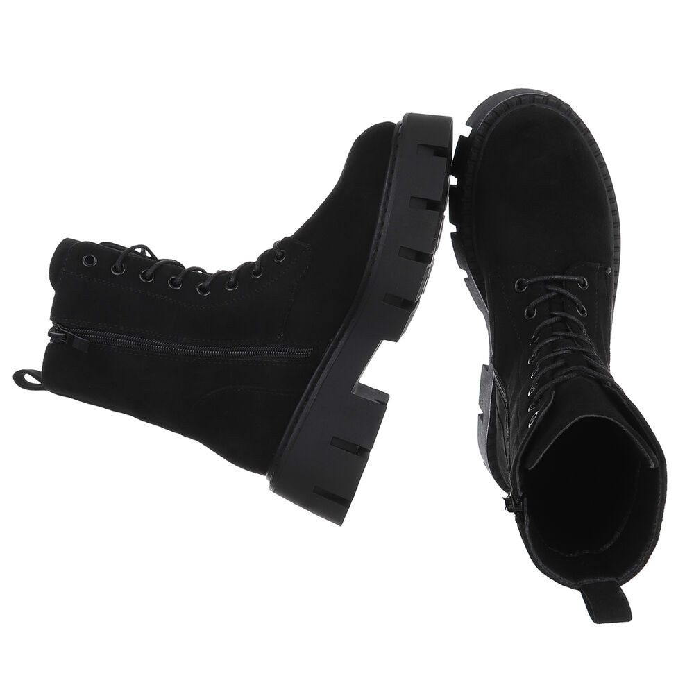 Ital-Design Damen Stiefel mit robustem Design für Alltag und Freizeit Schnü günstig online kaufen