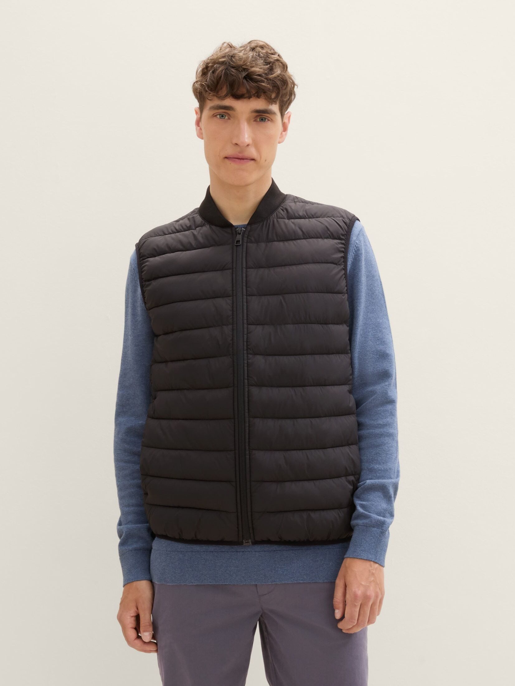 Steppweste Leichte Weste im Bomber Stil