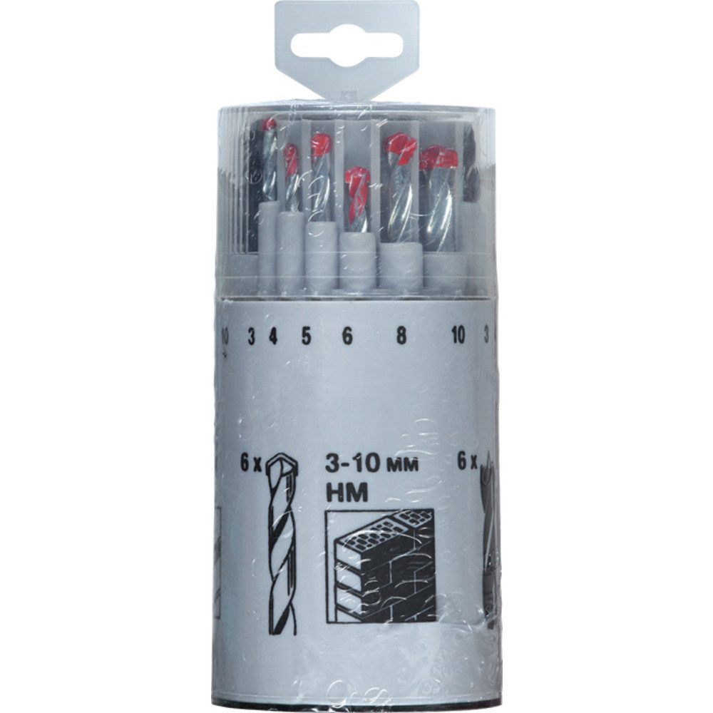 kwb Metallbohrer kwb 429690 HSS Metall-Spiralbohrer-Set 18teilig 3 mm, 4 mm, 5 mm, 6 mm