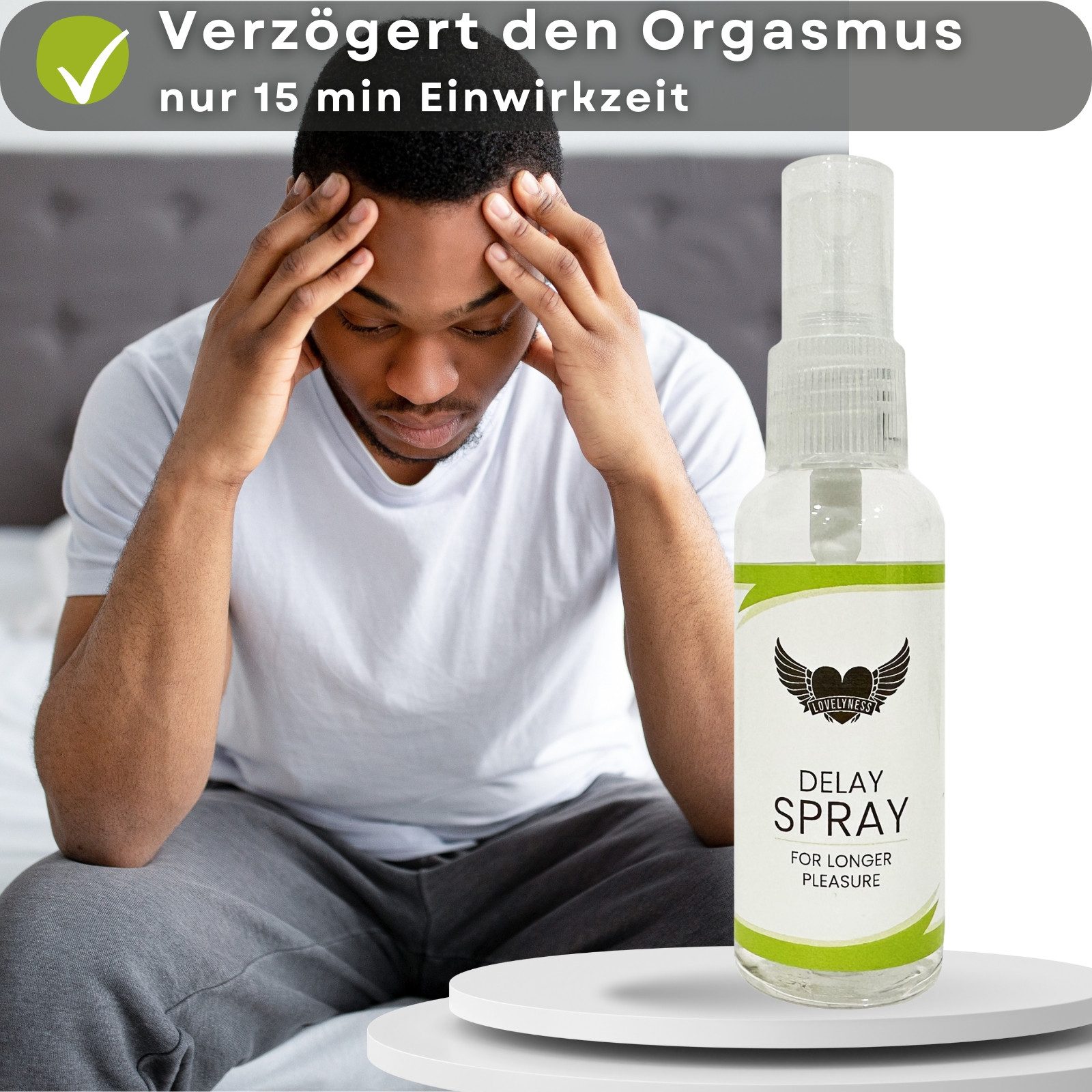 Lovelyness Intimpflege Delay verzögerungsspray - Mit Aloe Vera und Kühleffekt