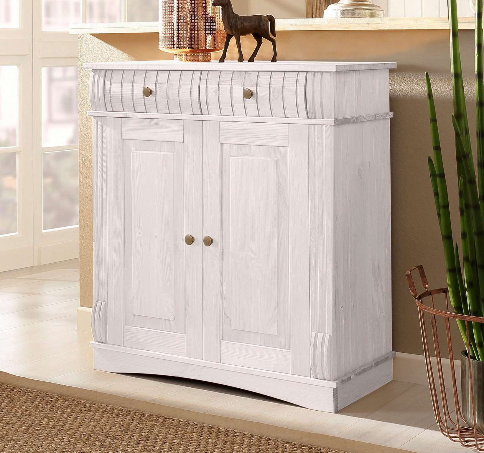 OTTO home Kommode Teresa Sideboard nur 2 Schubkästen, aus massiver Kiefer Breite 84 cm, FSC® – Bild 2 von 5