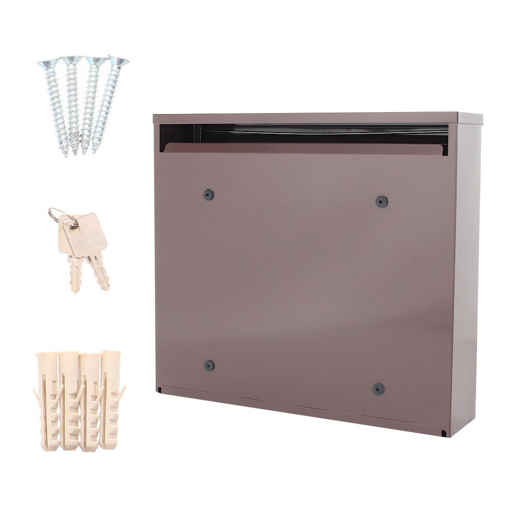 Profirst Briefkasten Profirst Mail PM 460 Briefkasten (Farbe: Braun) – Bild 5 von 5