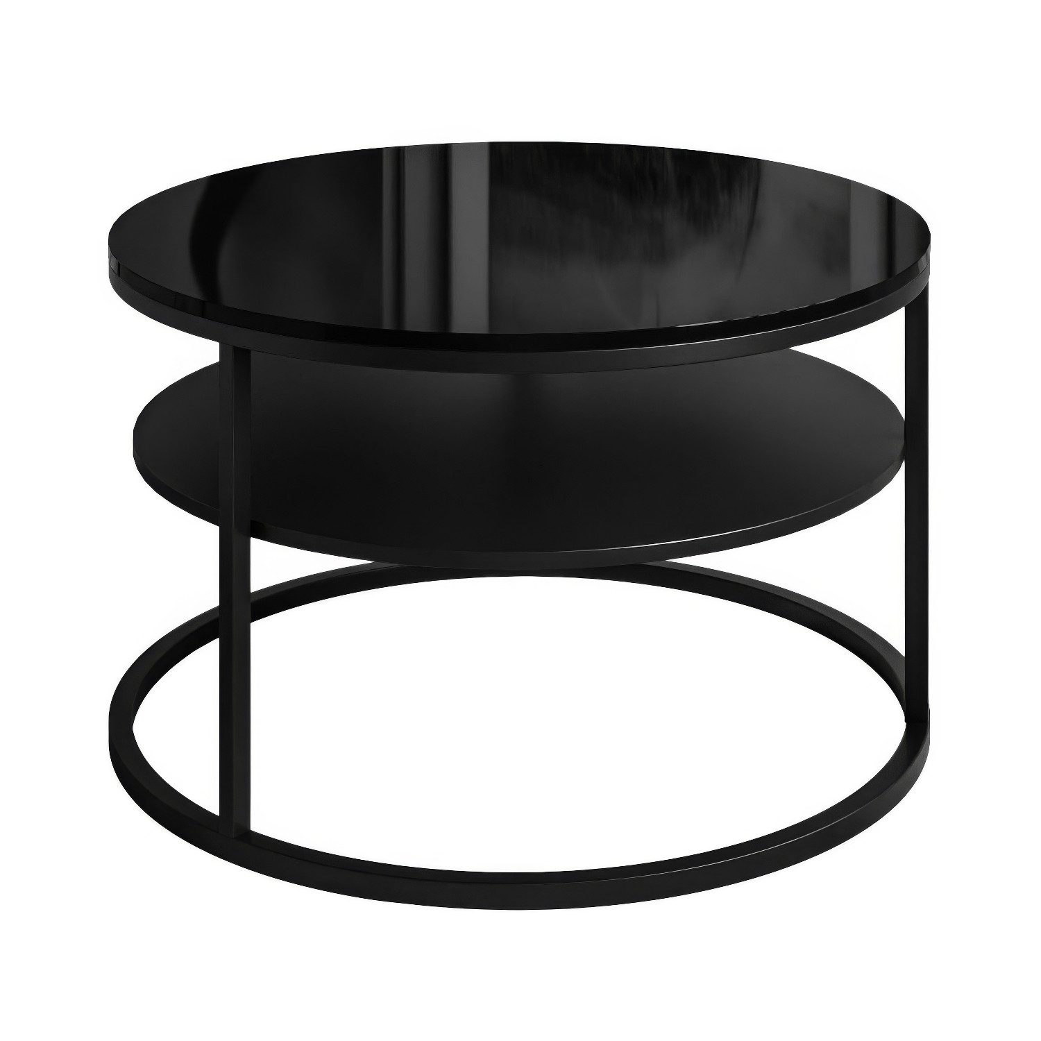 Couchtisch CIRI Hochglanz mit Ablage
