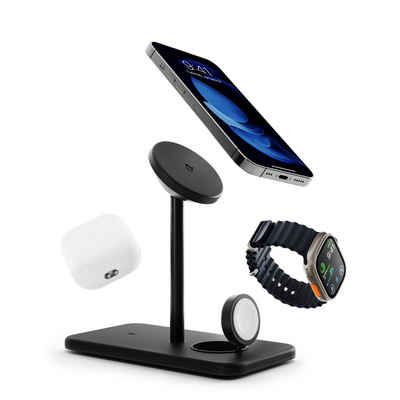 Twelve South HiRise 3 Deluxe 3-in-1 Wireless MagSafe Charger inkl. Netzteil & Kabel Ladestation